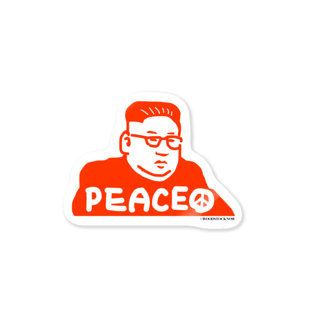 WOODSTOCK NOWのPEACE Sticker