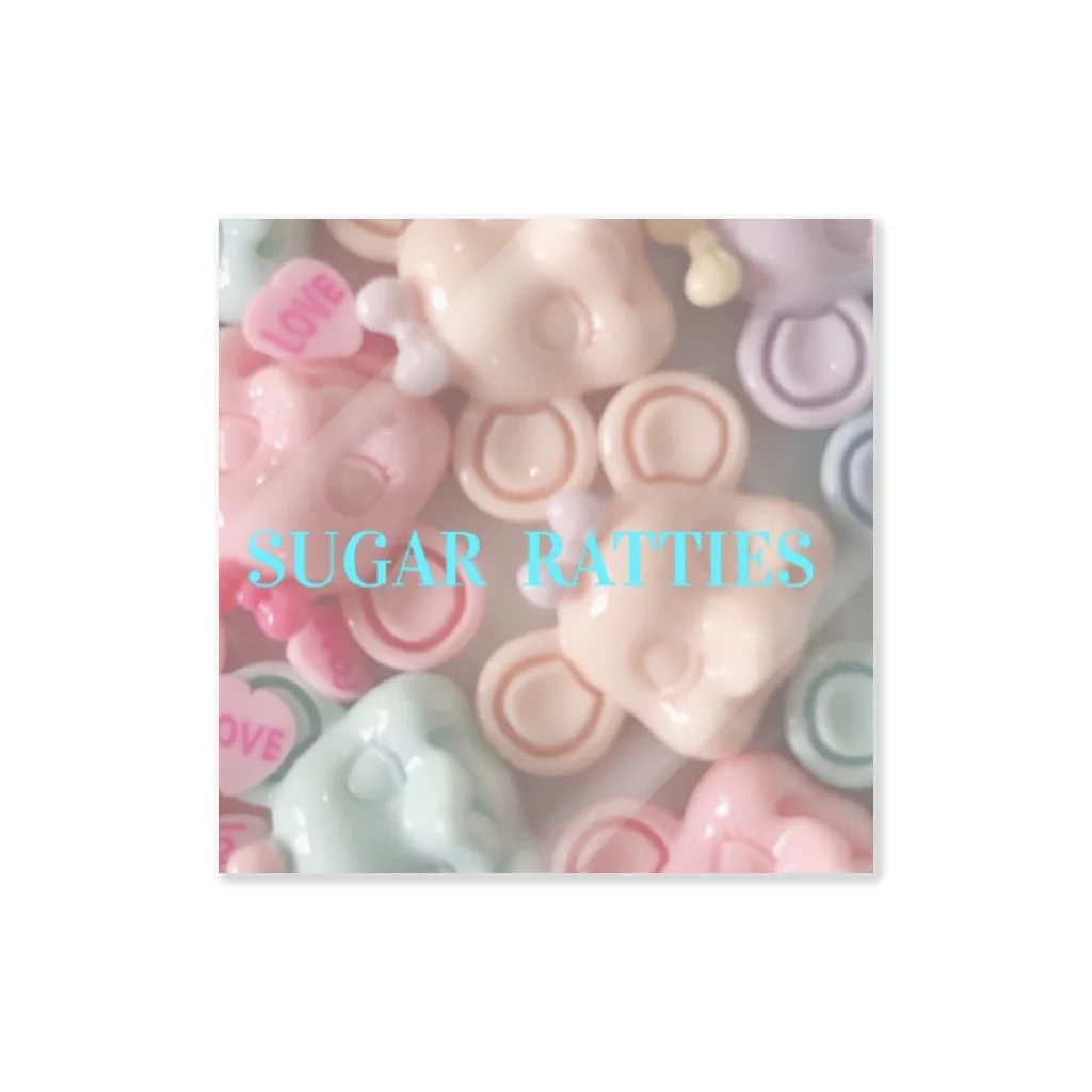 SUGAR RATTIESのSUGAR RATTIESアイコン ステッカー