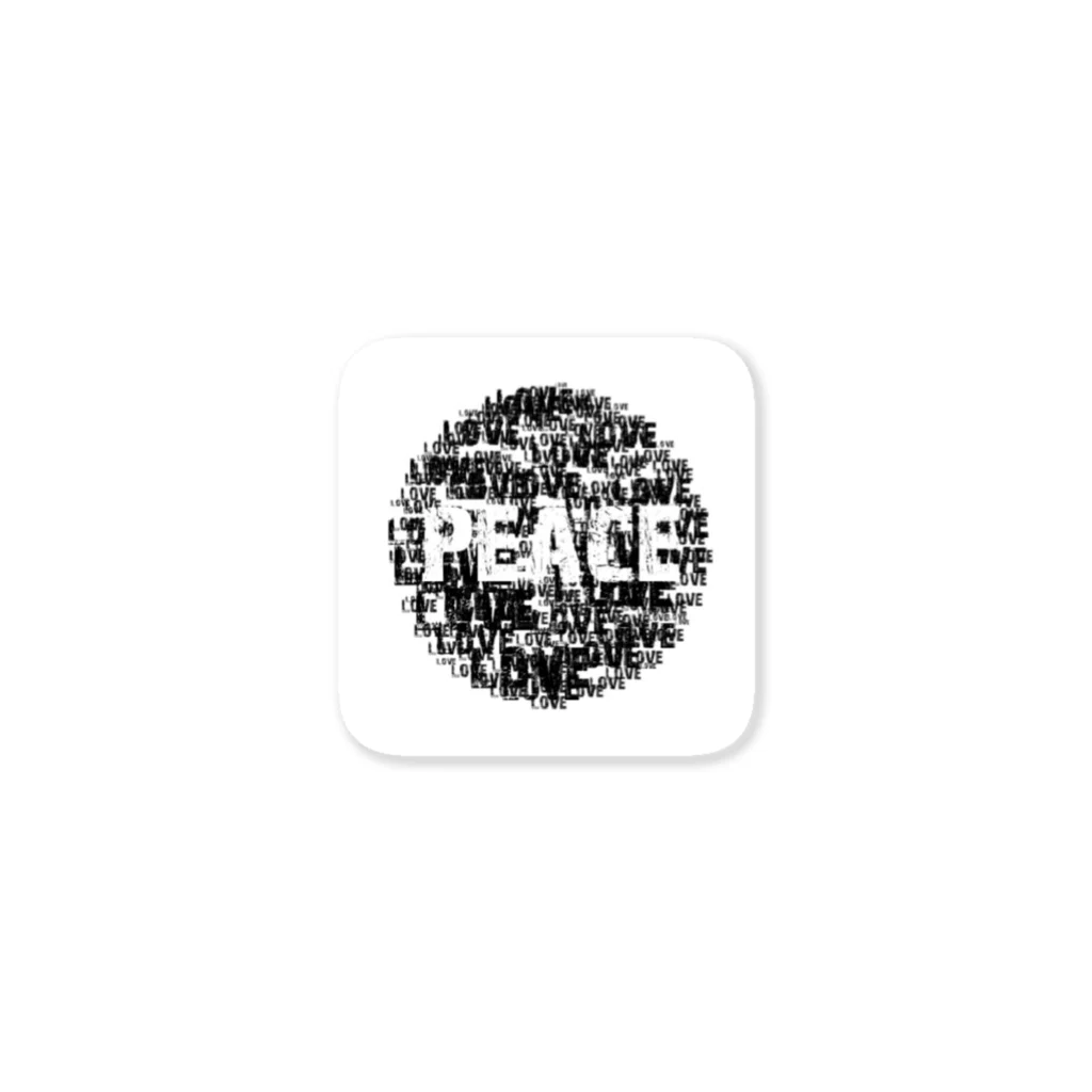 シンプルにpeace in love♡のpeace in love Sticker