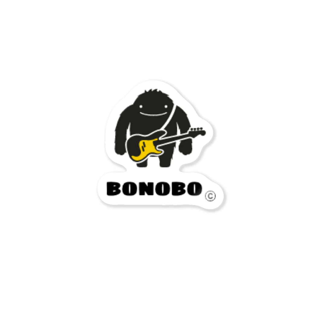 ポンコツWebエンジニアショップのbonobo ステッカー