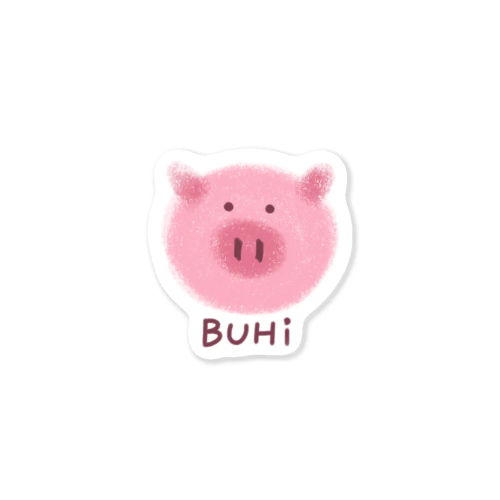 Peco Peco Boo&Carotte cocon❋のBUHi(ブヒ) Sticker