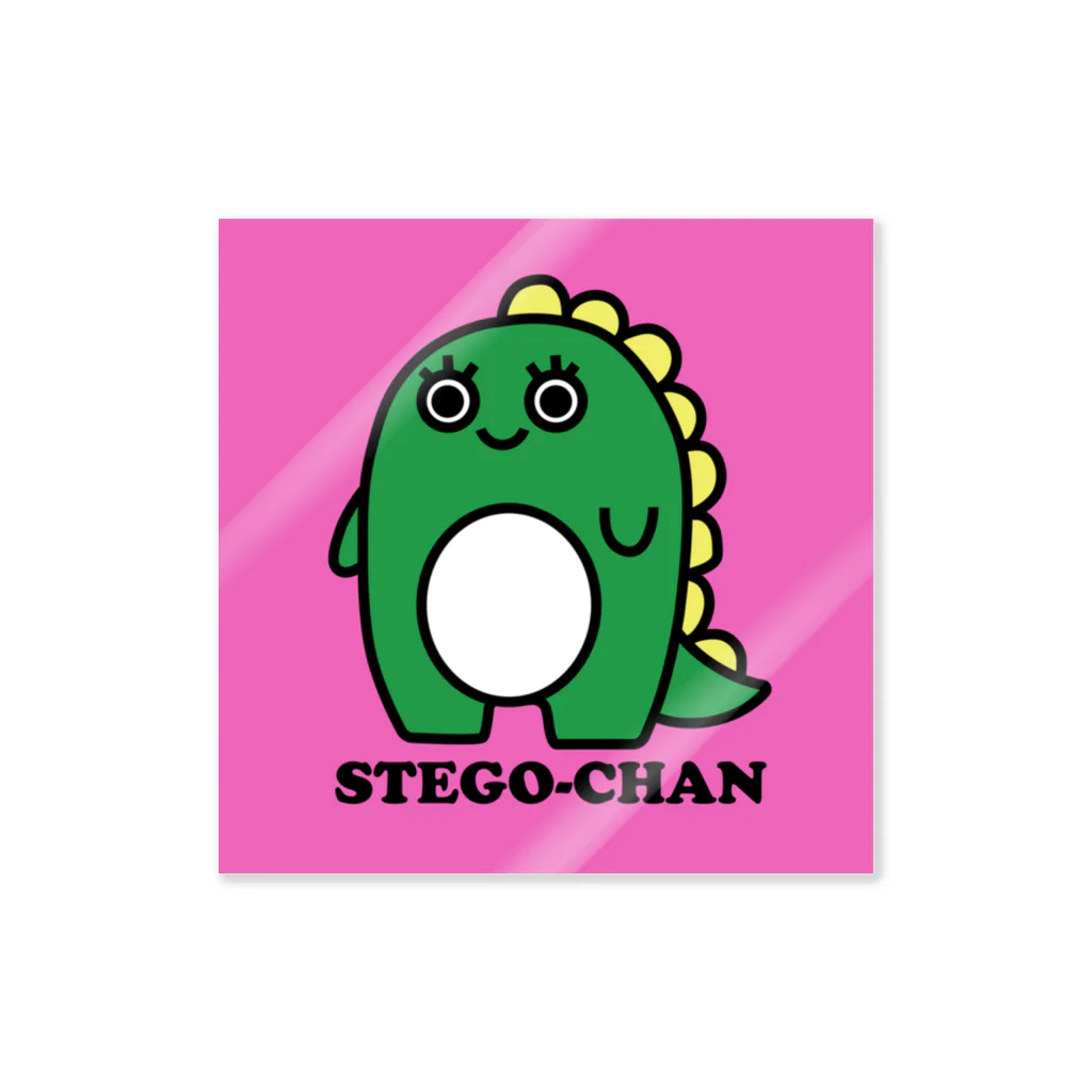 Funny Works.のSTEGO-CHANピンク Sticker