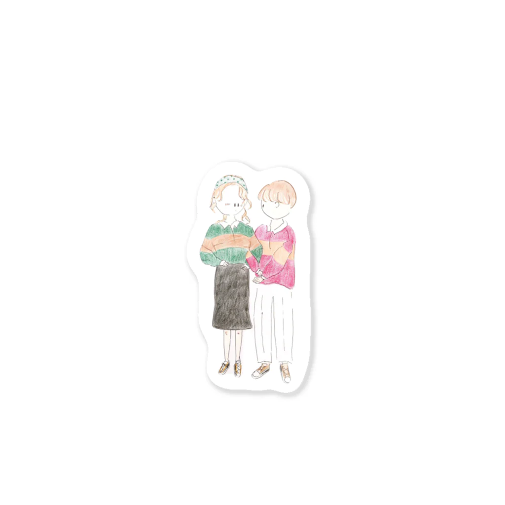 saoのcouple code Sticker