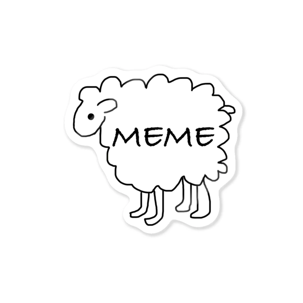 SHOP_MEMEのMEMEロゴ Sticker