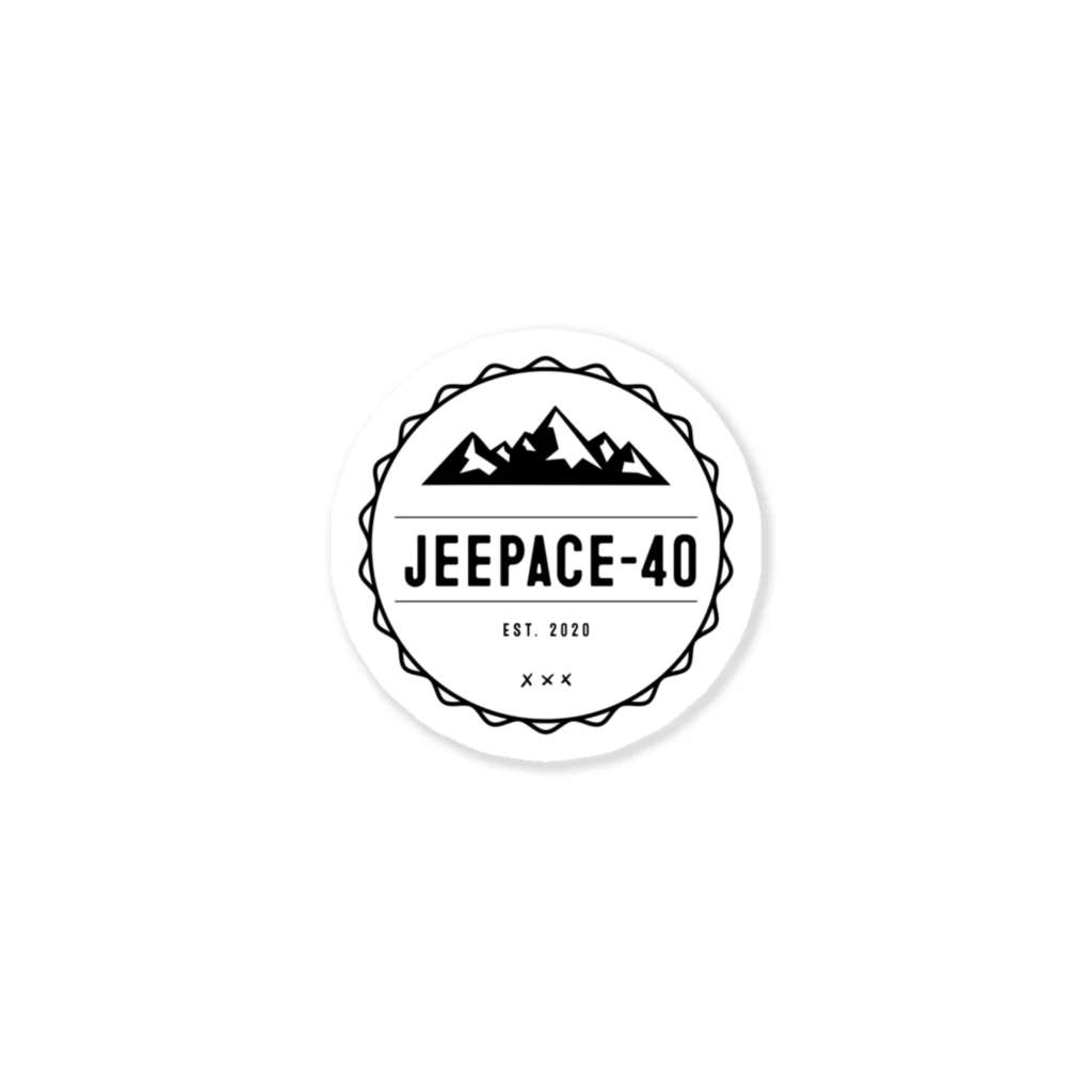 jeepace-40のjeepaceオリジナル2 ステッカー