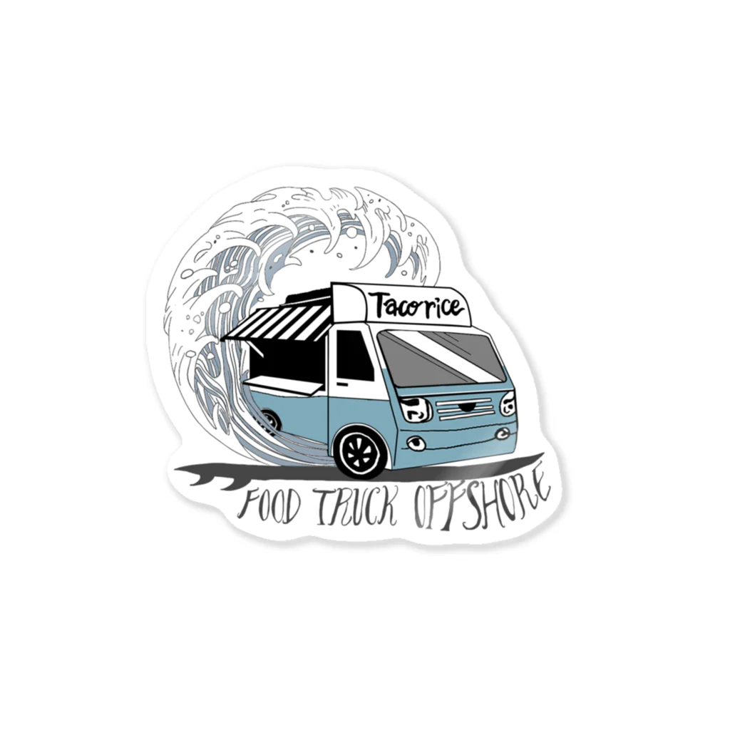 FOOD TRUCK OFFSHOREのFood Truck OFFSHORE 　オリジナルグッズver.1 ステッカー