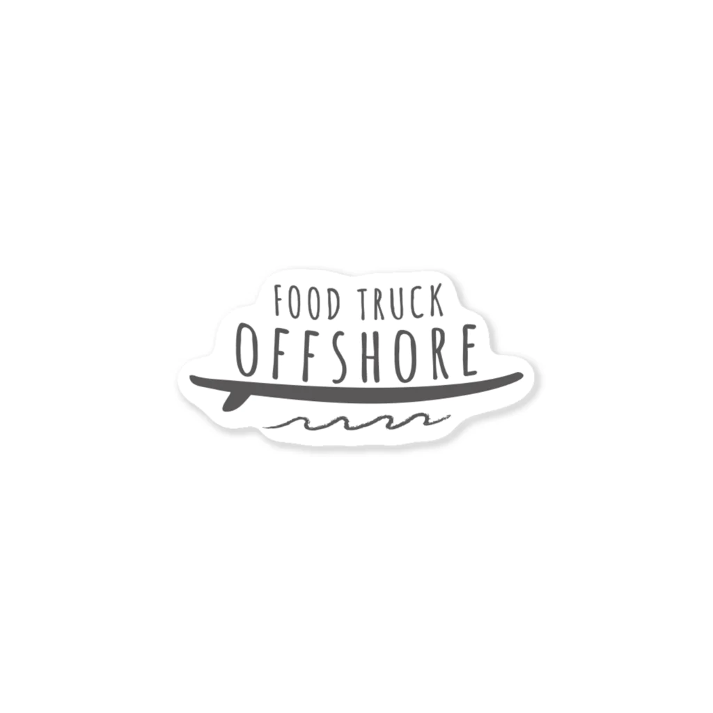 FOOD TRUCK OFFSHOREのFood Truck OFFSHORE オリジナルグッズver.2 ステッカー