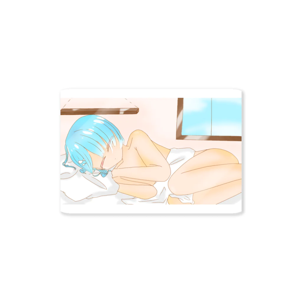 こはな໒꒱の眠る休日 Sticker