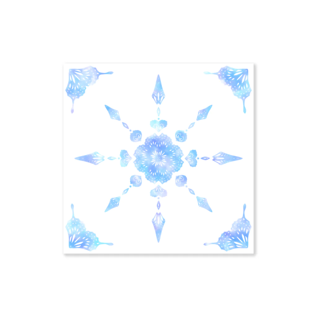 inori.のkaleidoscope (blue) Sticker