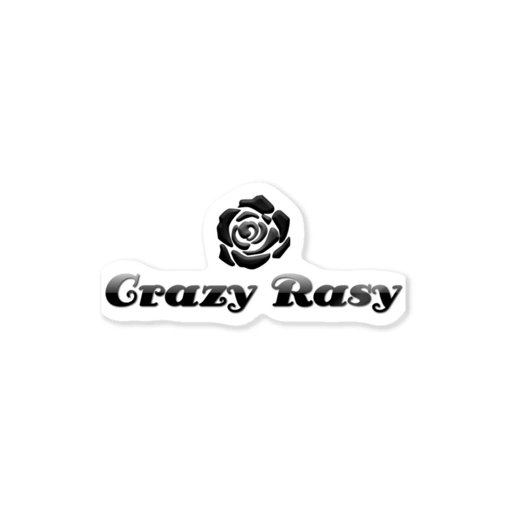 Crazy Rasyのオリジナルステッカー ROSE LOGO VERSION ステッカー