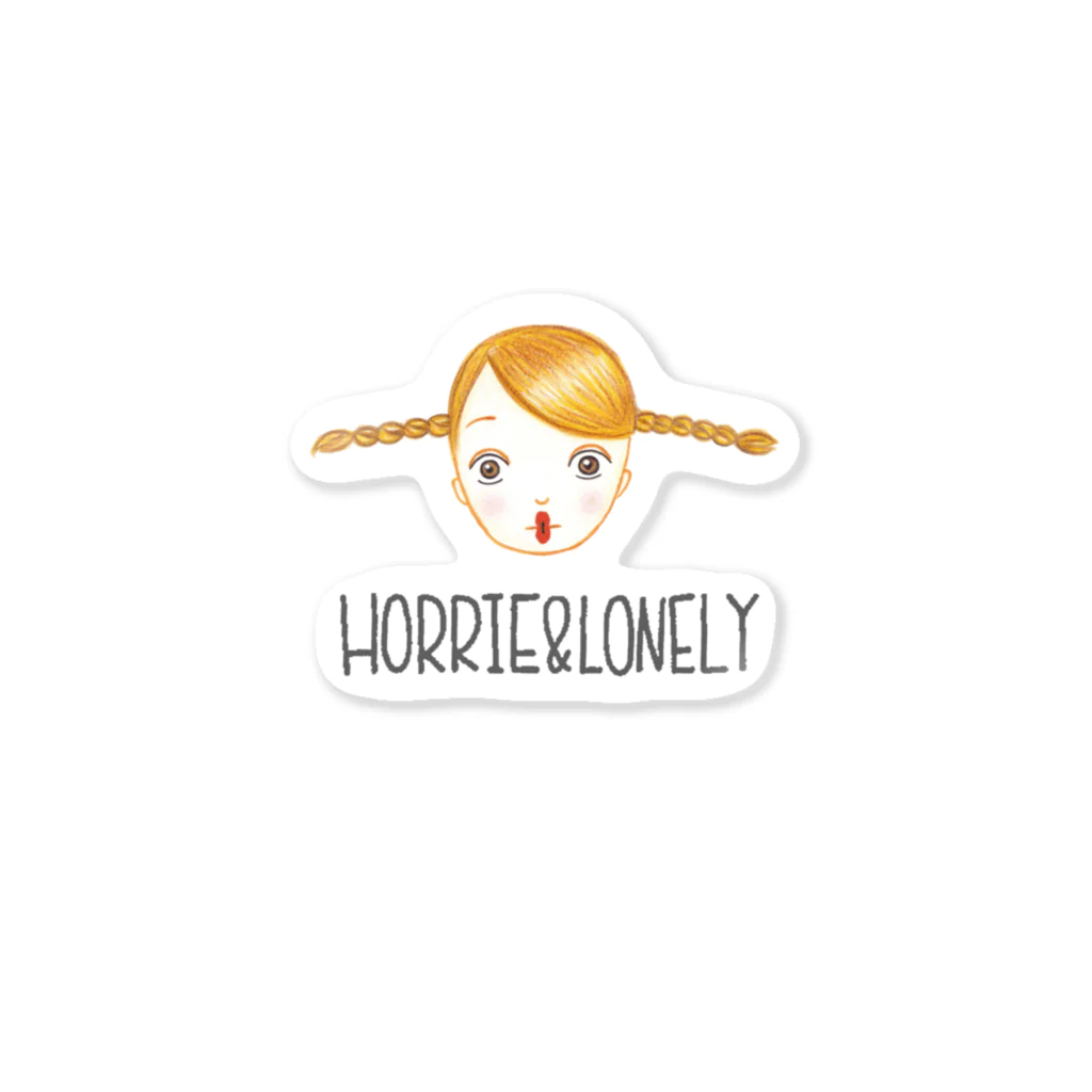MY LONELY SPACEのHorrie Girl Sticker