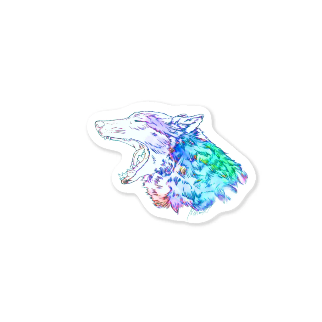 1024のオオカミ Sticker