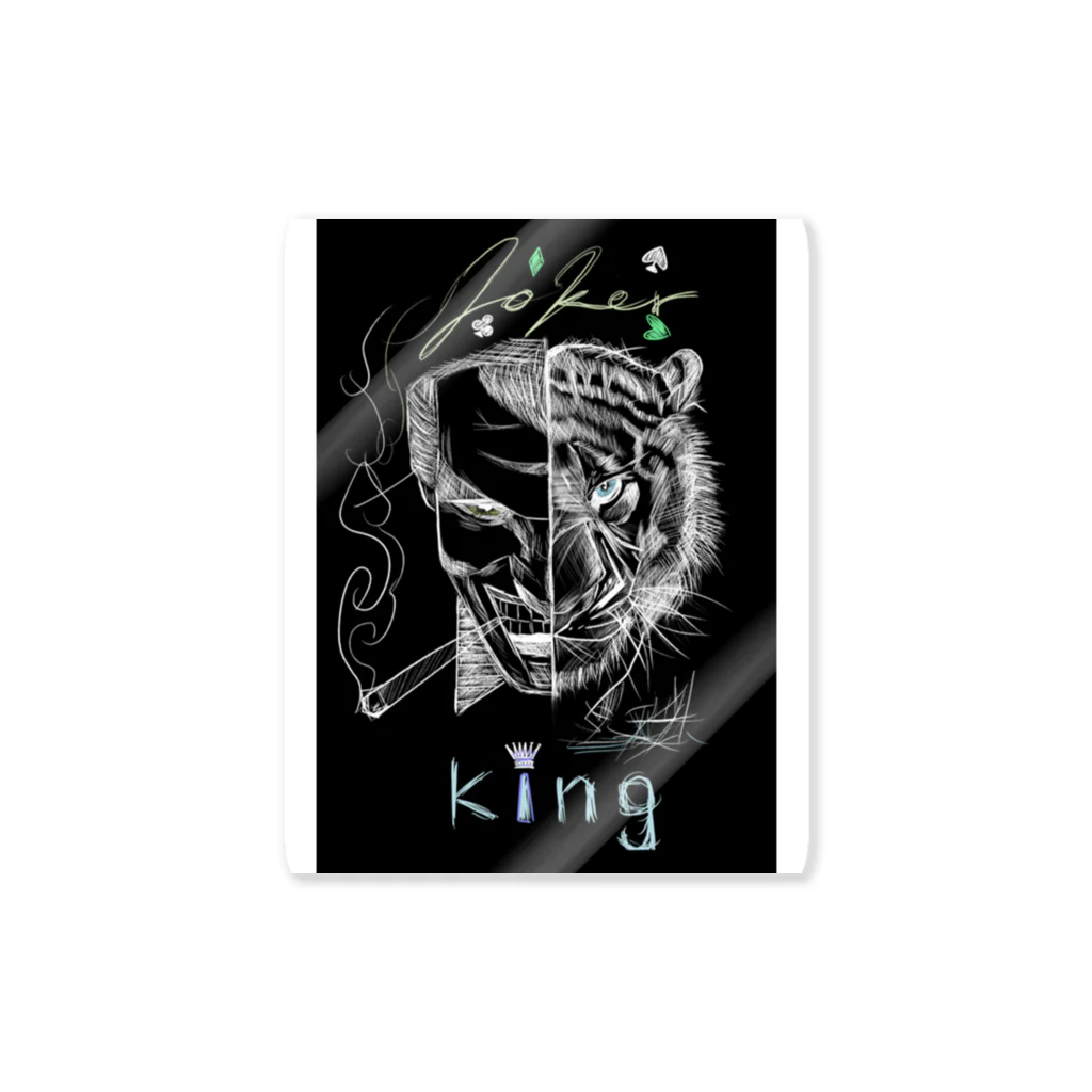 jackartworkのJOKER&KING Sticker