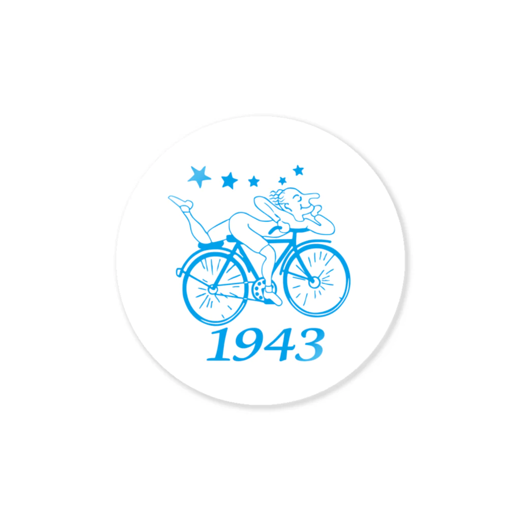 日本人のThe Bicycle Day-ST-WC Sticker