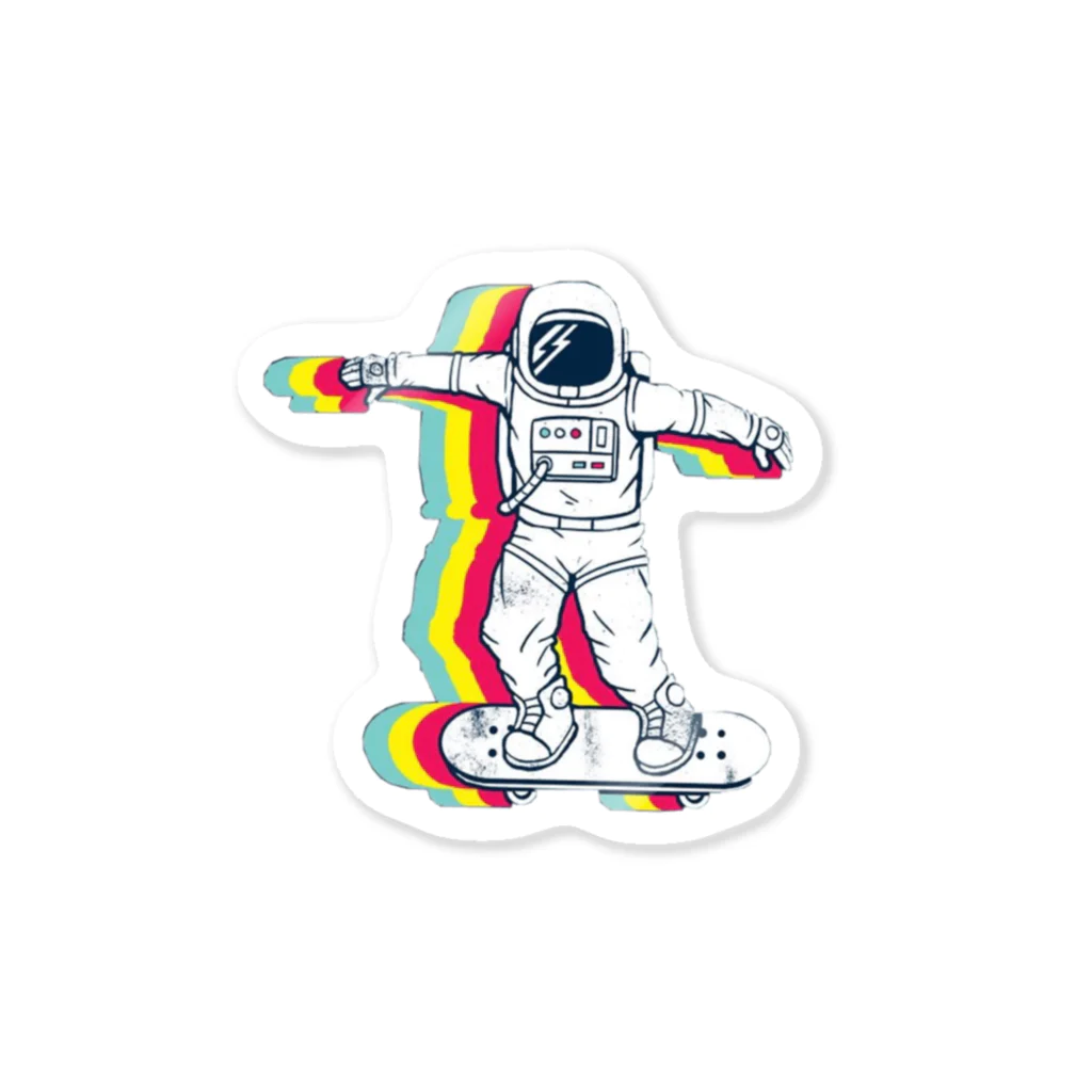 87uta (はなうた）の87uta 「宇宙飛行士」 Sticker