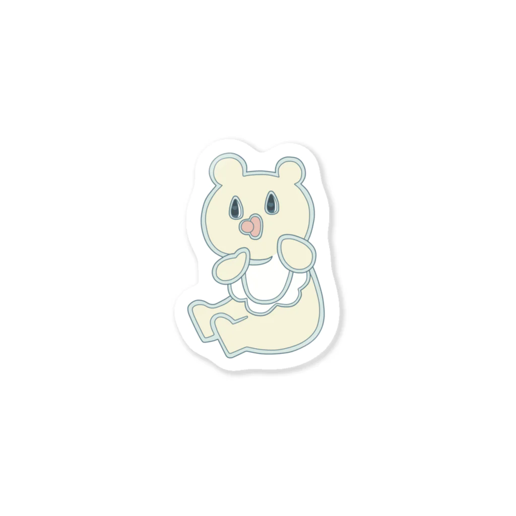 Peekaboo！！のMilkBear Sticker