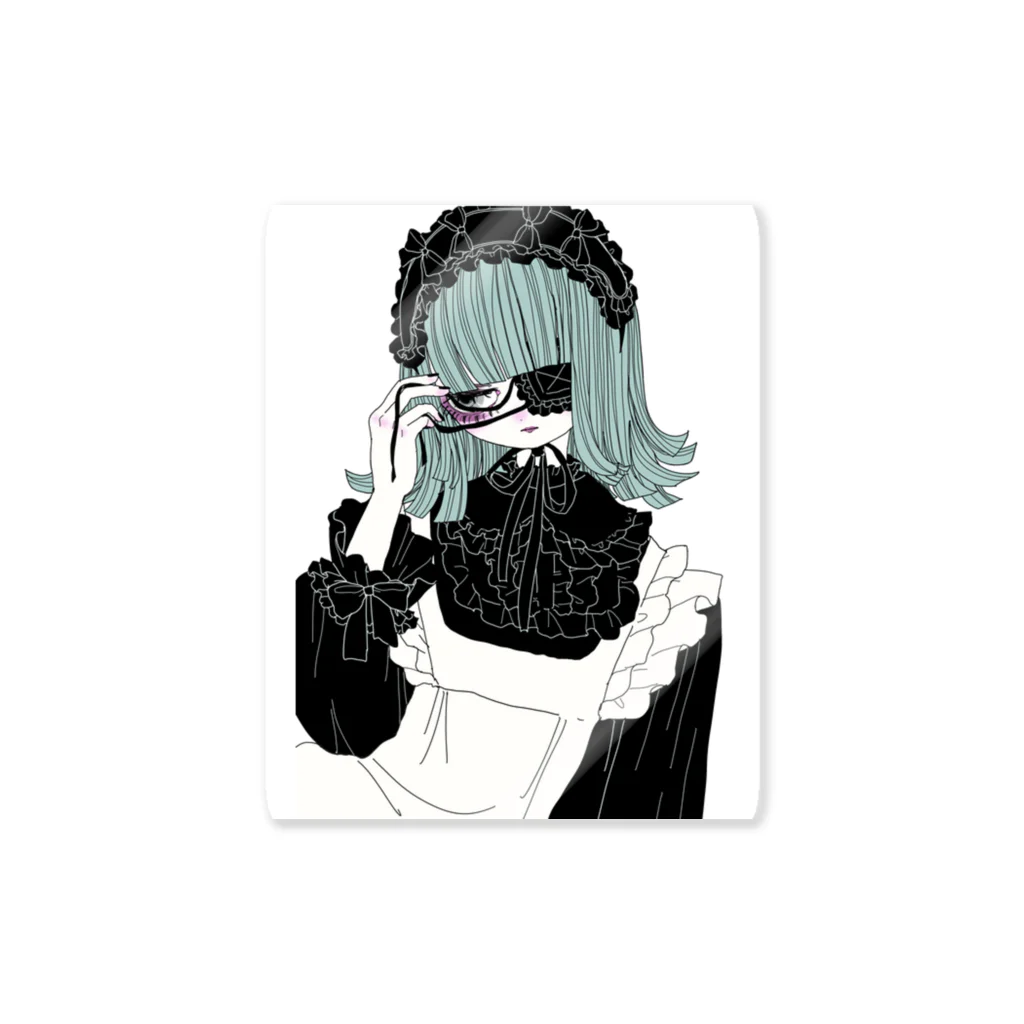 eg2の緑のお嬢さま Sticker