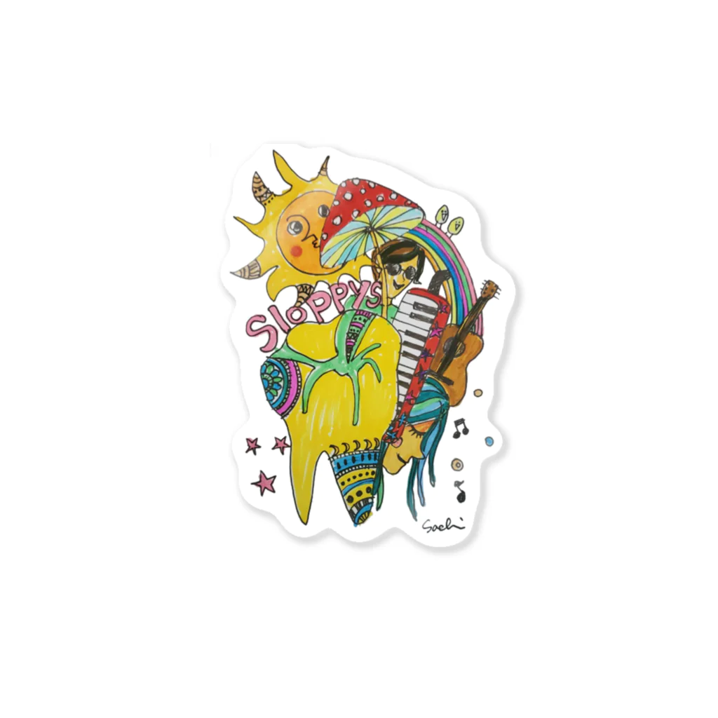 33-crateのSloppys　goods Sticker