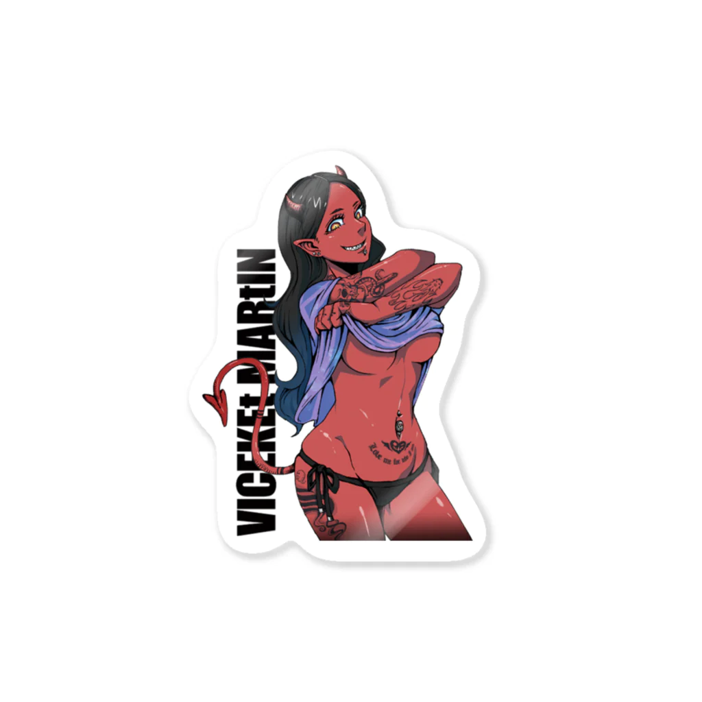VICEKEt MARtINのデビルガール2 Sticker