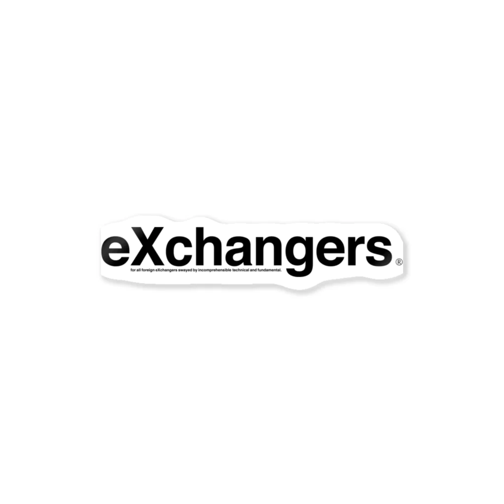 eXchangers_ANNEXのeXchangers Logo v.01 ステッカー