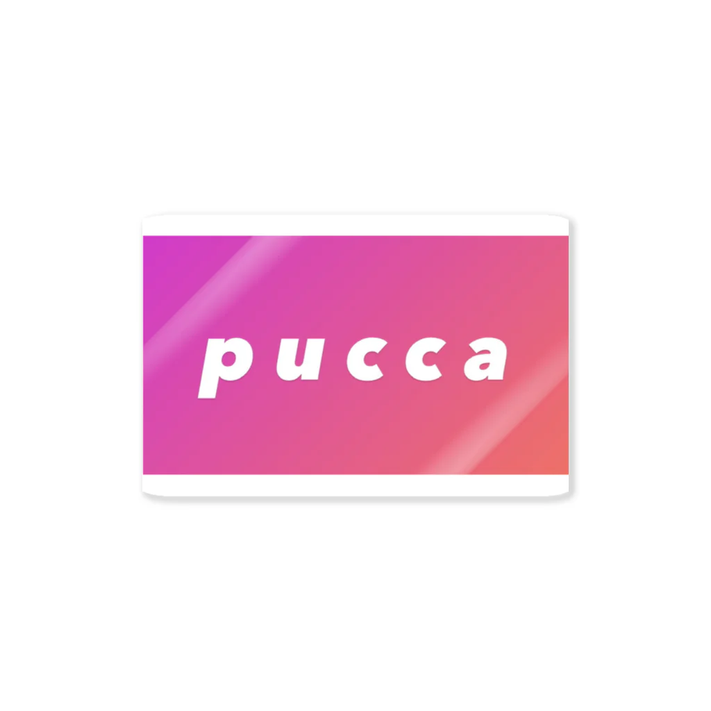 よしくんのpuccaアパレル ステッカー