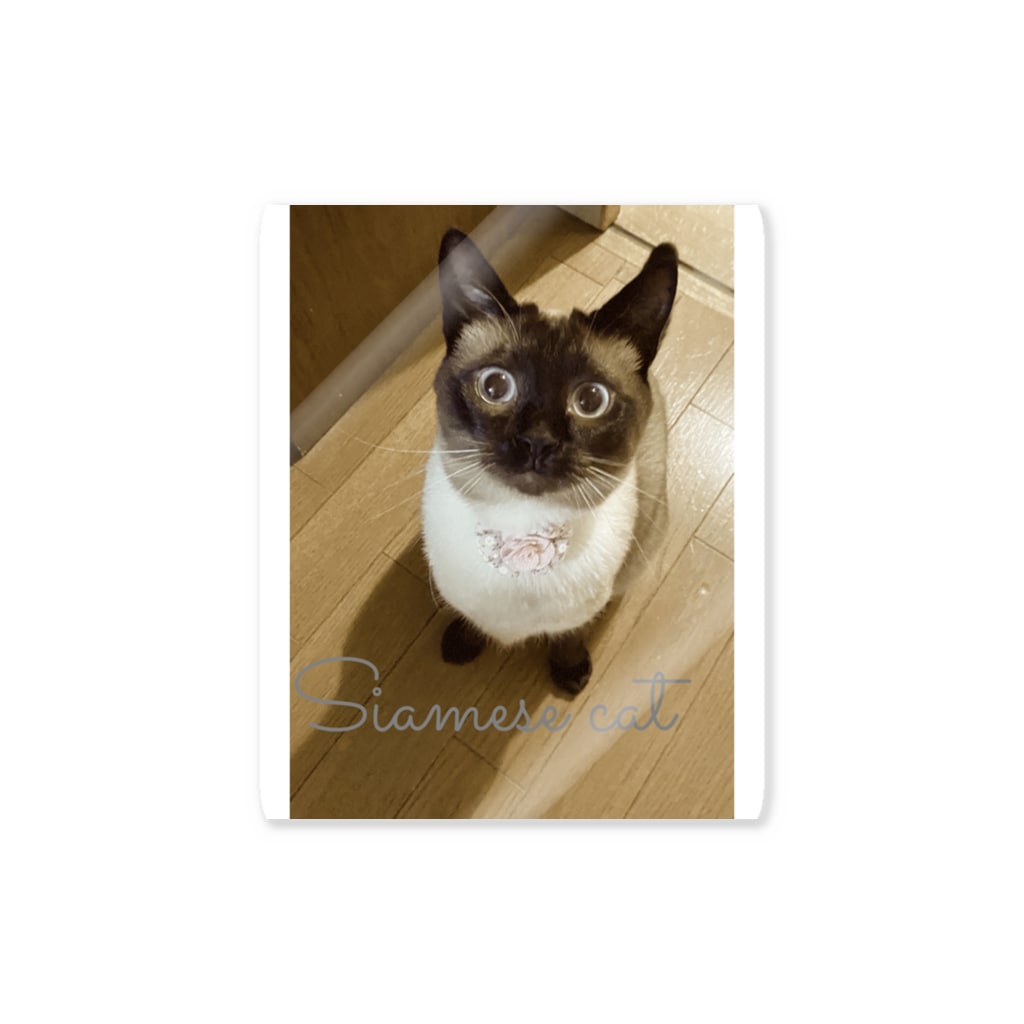 Siamese Cat シャム猫 Siamese Cat シャム Maria Catmam のステッカー通販 Suzuri スズリ