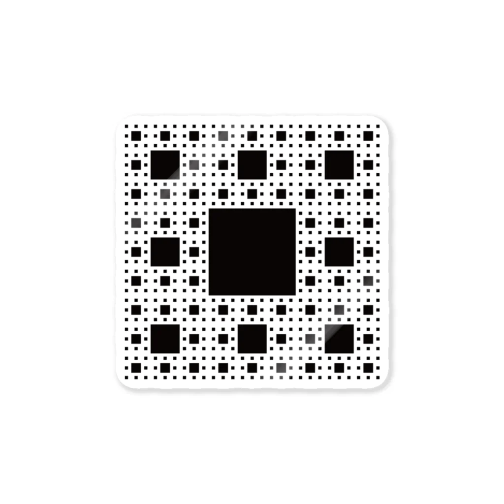 FRACTAL / フラクタルのFractal Sierpinski Carpet Sticker