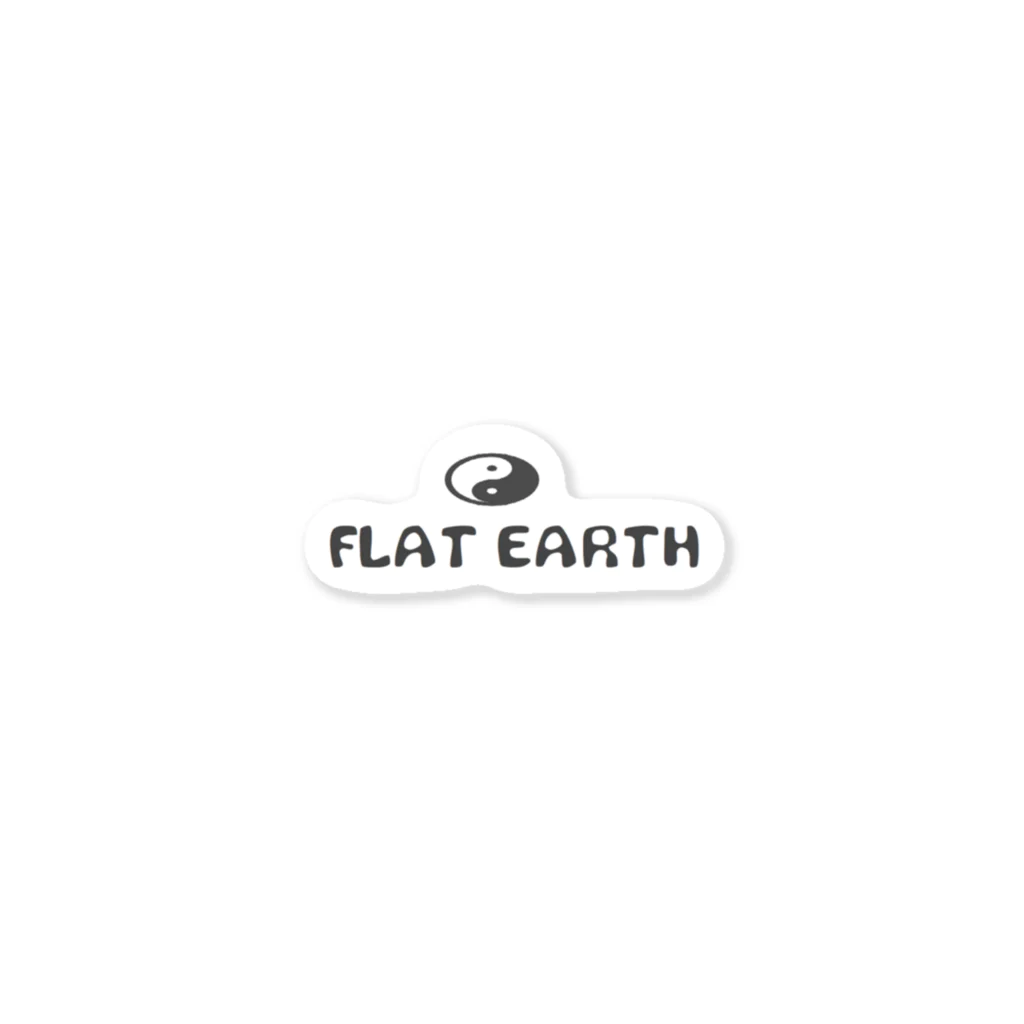 Whitemoonのフラットアース グッズ Sticker