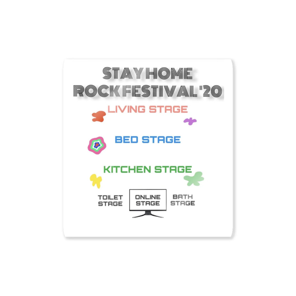 CITY BOY のSTAY HOME ROCK FESTIVAL ステッカー