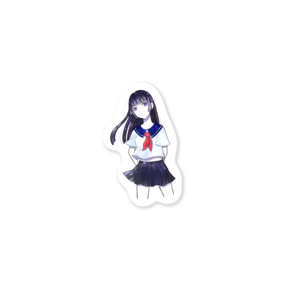 すらいむショップの夏っぽい女の子 Sticker