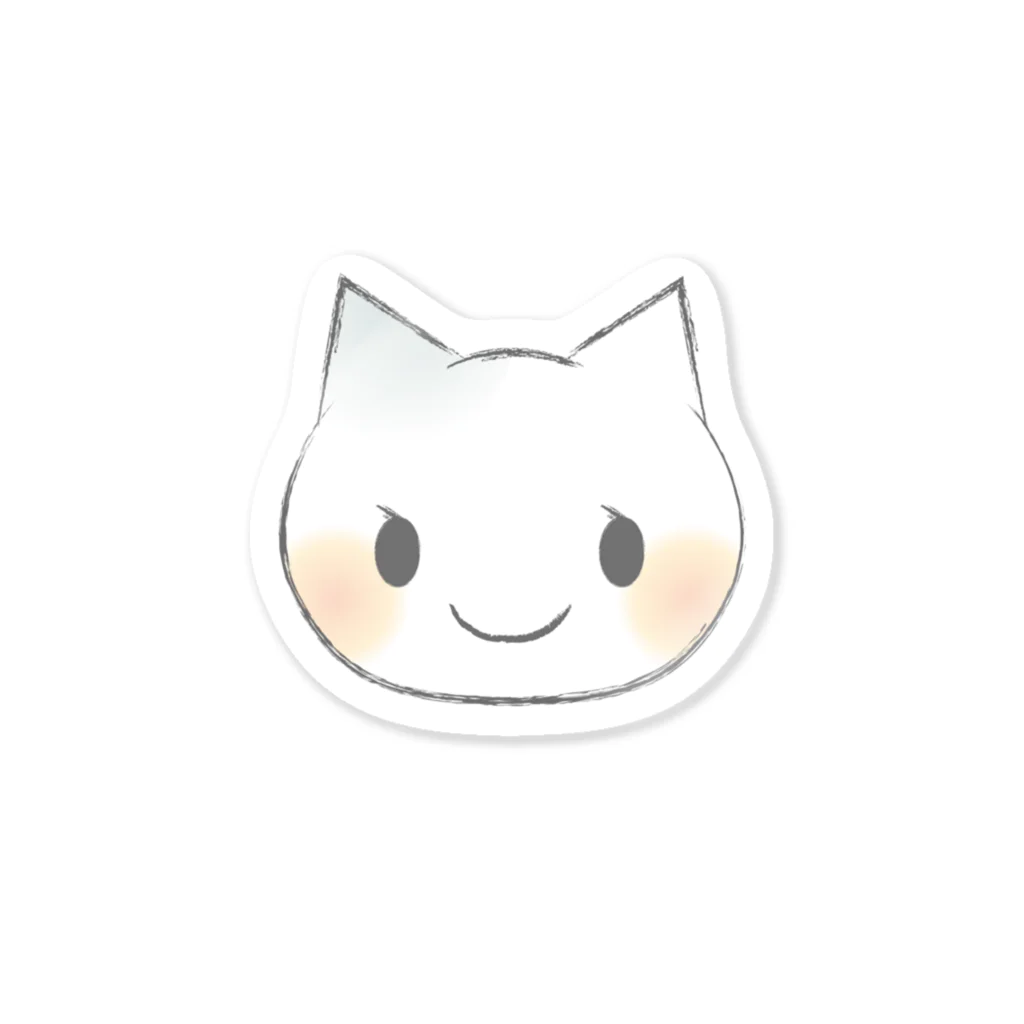 marscamelliaのねこちゃん ステッカー