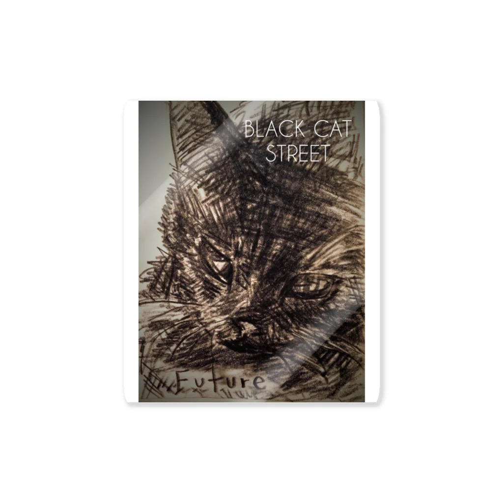 クロネコDay'sのBLACK CAT STREET Sticker