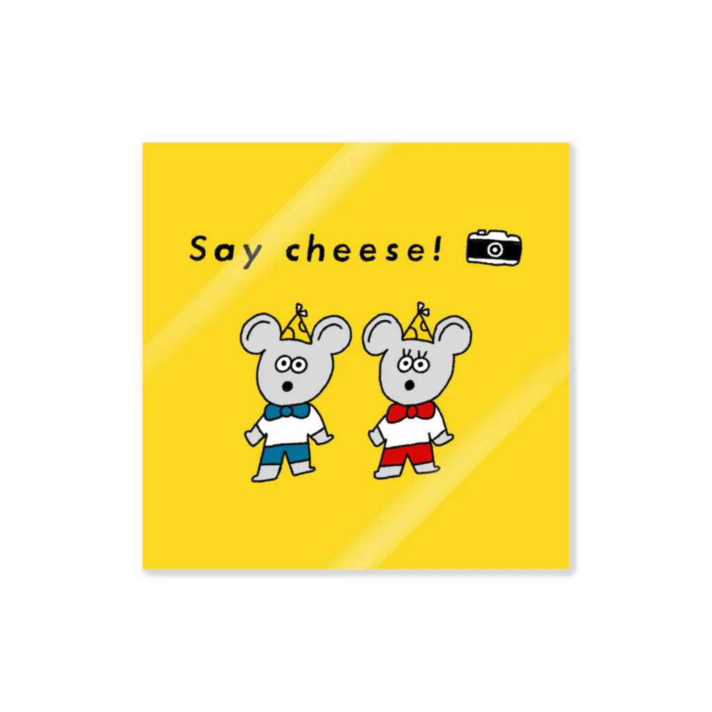 どんどんのSay cheese! ねずみ Sticker