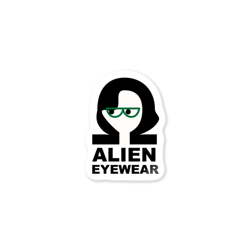 みの制作室のALIEN EYEWEAR ステッカー