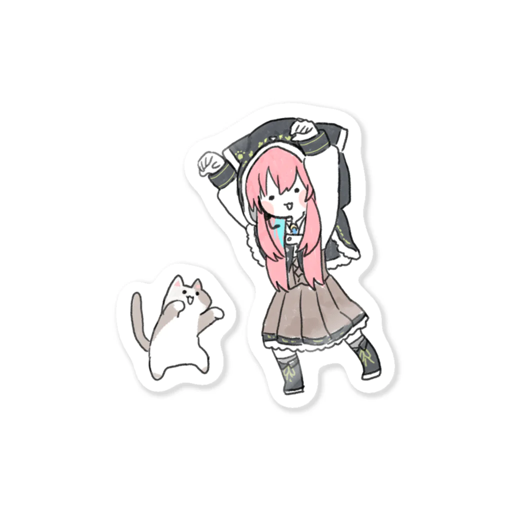 ぷんすか魔法学院のたたかうちぇろちゃん Sticker