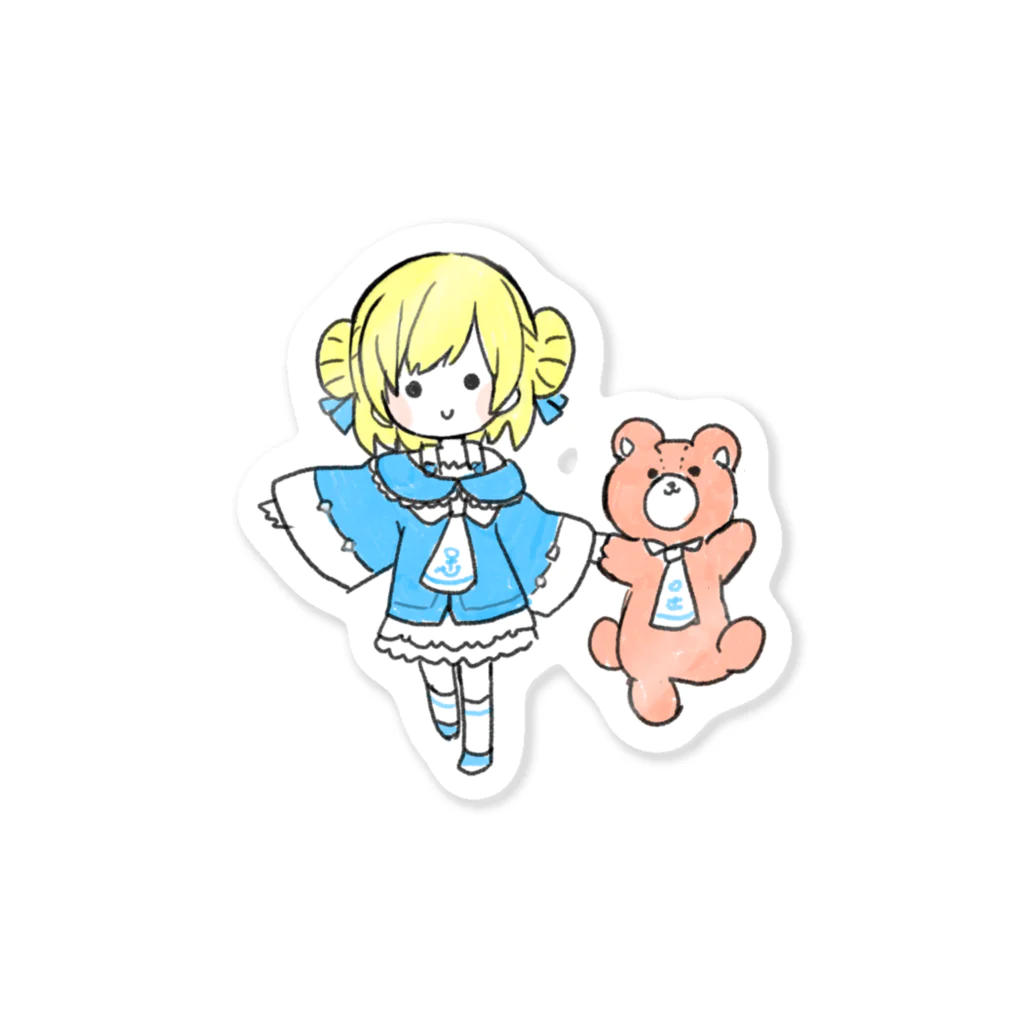 ぷんすか魔法学院のくまとダンスするべーるちゃん Sticker