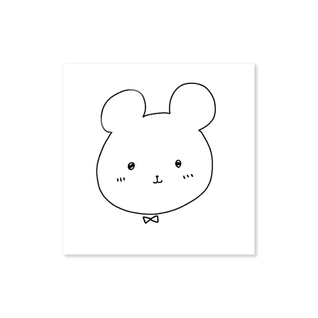 犬田蜜華梨(inudamitukari)のあざといくま Sticker