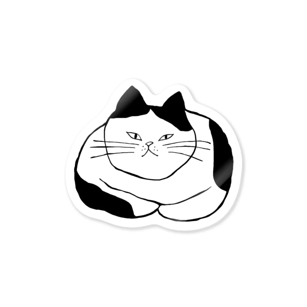 tsurukoのふてぶてしい猫 Sticker