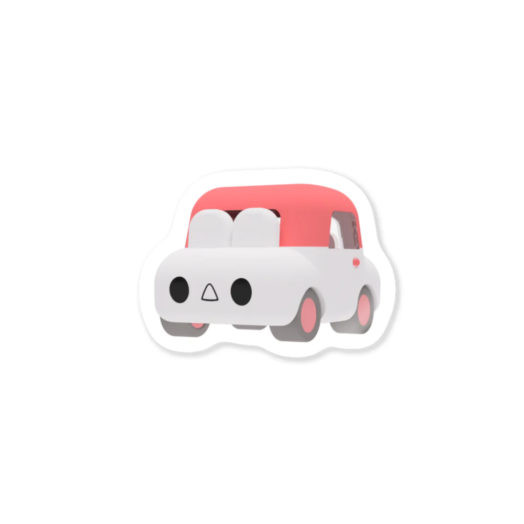 OCEAN BERRY SHOPのうさお〈TOY CAR〉 Sticker