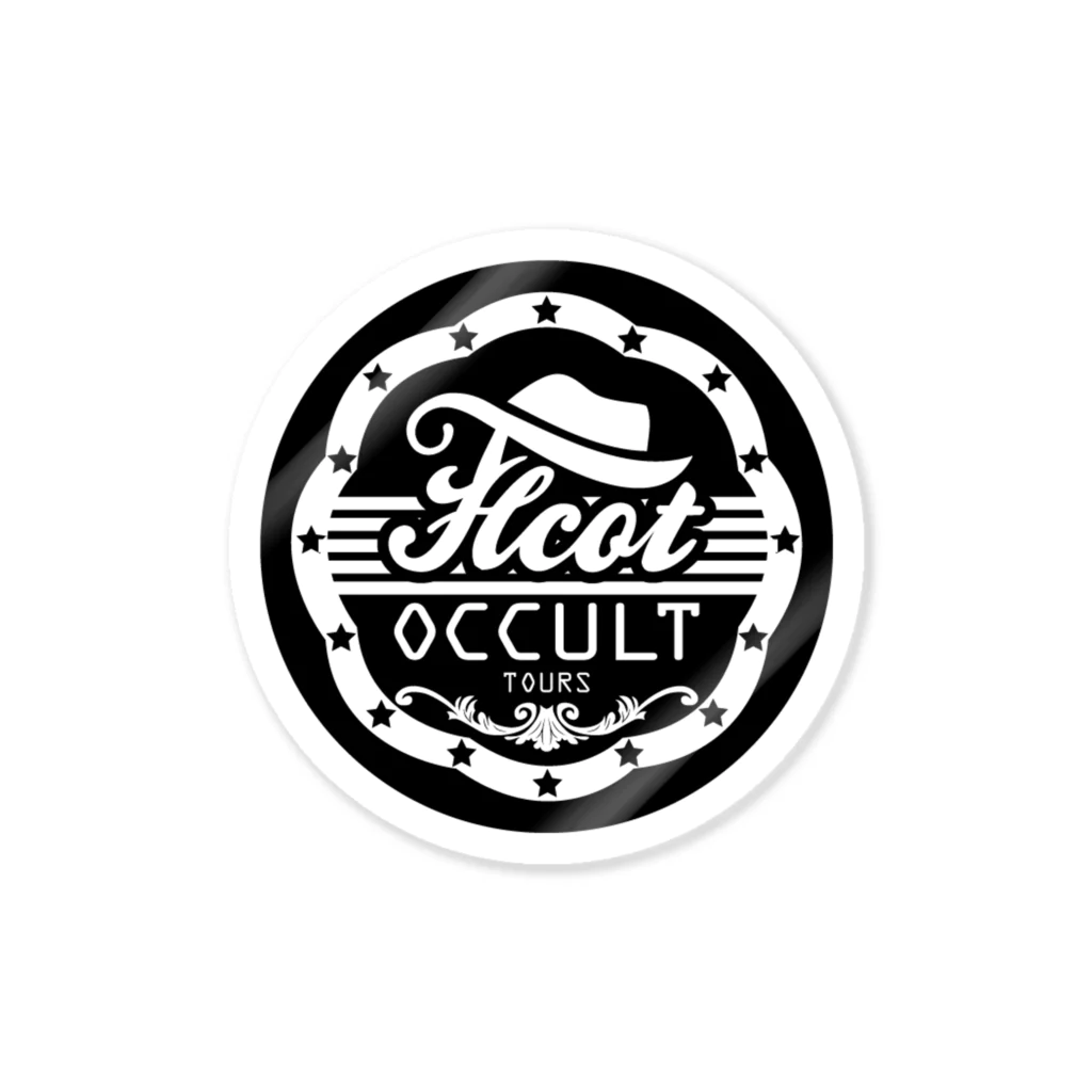 THCOT CLASSICS オカラジグッズ STOREのTHCOT LOGO ステッカー