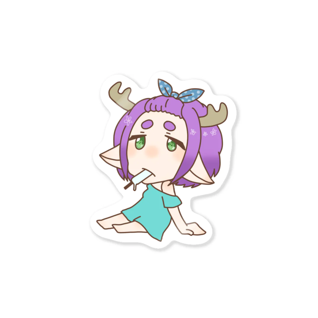 かますのまろまゆ族 Sticker