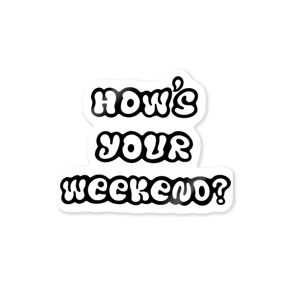 How’s Your Weekend?®︎のHYW logo Sticker