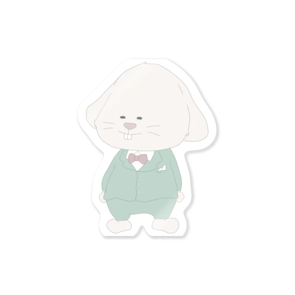 :Felizのお呼ばれ うさぎ Sticker