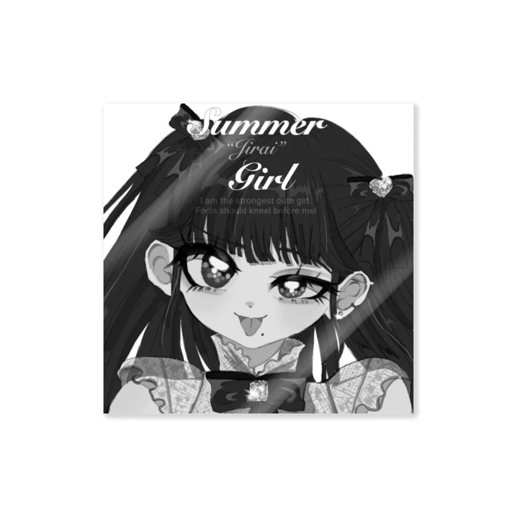 ぱんの白黒地雷ガール Sticker