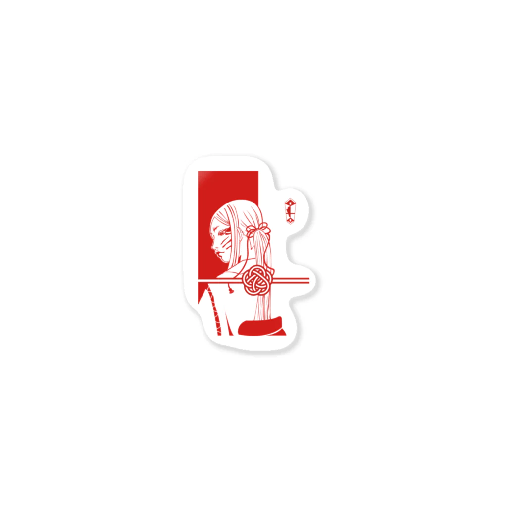 みいすけの祈りの巫女 Sticker