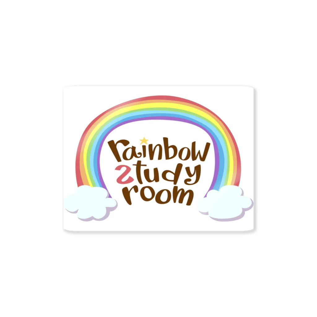 amakanaのrainbow study room ステッカー