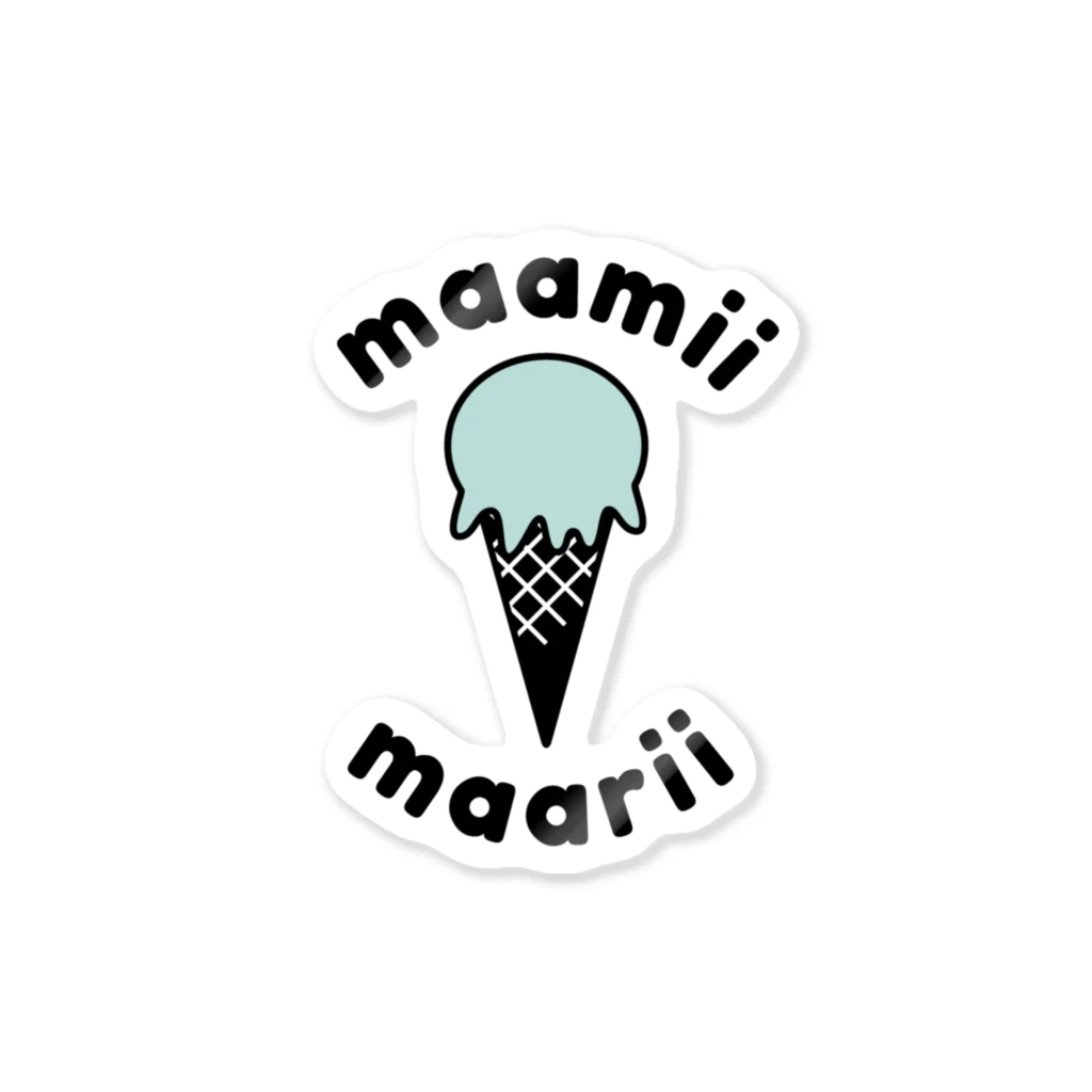 maamii maariiのICECREAM series ステッカー