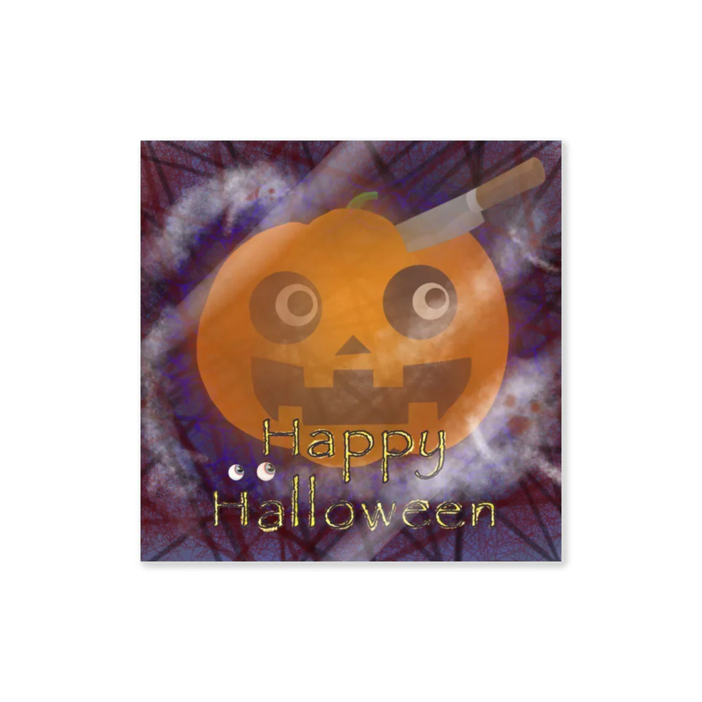 Springのハロウィンカボチャくん Sticker