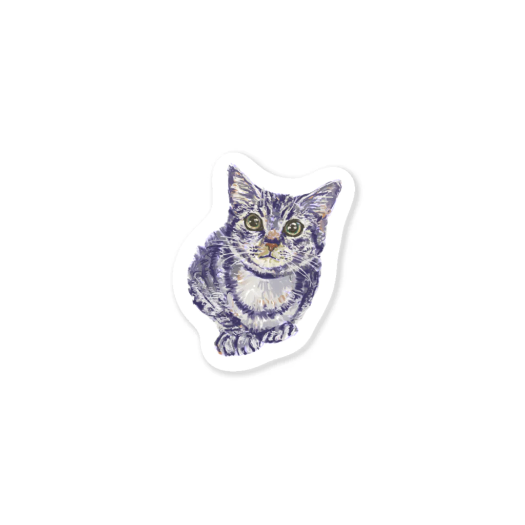 あふかやのサバ柄ねこ Sticker