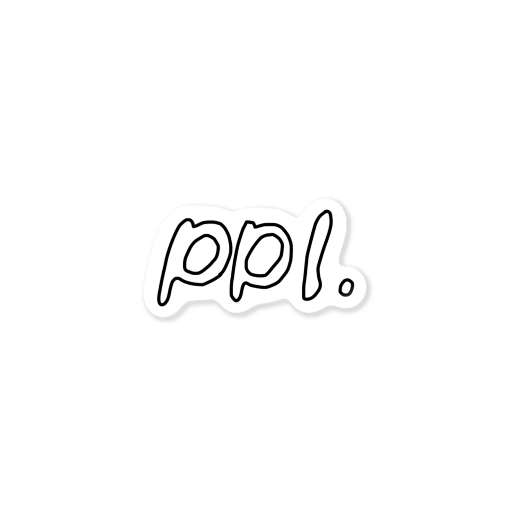 ppl.のppl.  /  logo ステッカー